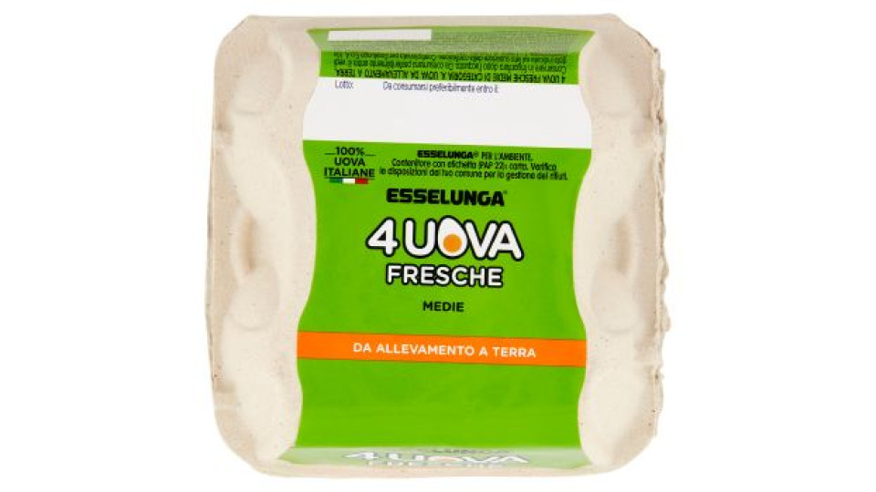 Esselunga, 10 Uova fresche da allevamento a terra