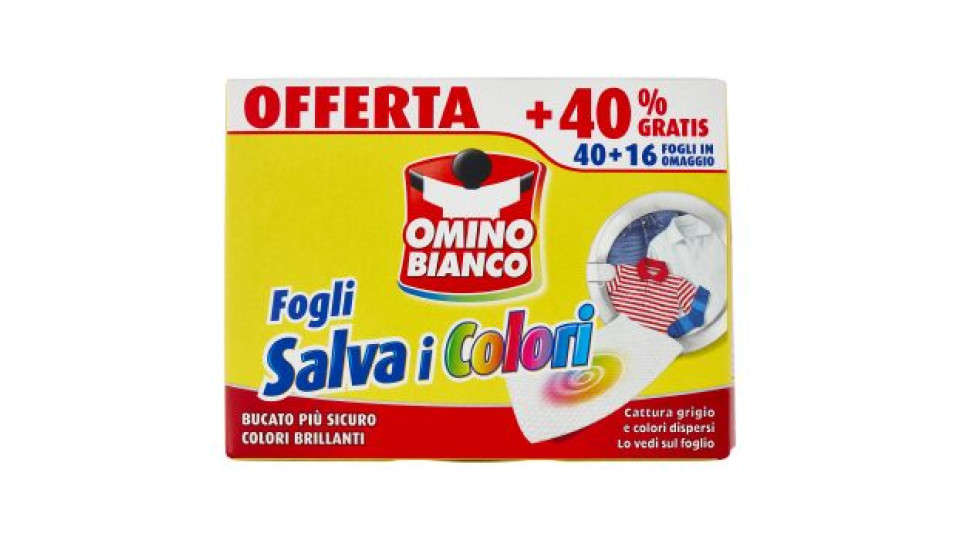 Fogli Salva i Colori 56 Pz