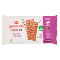 Semplicissimi Cracker Riso Venere e Semi Lino