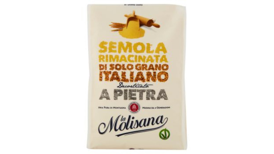 la Molisana Semola Rimacinata di Grano Duro Decorticato a Pietra
