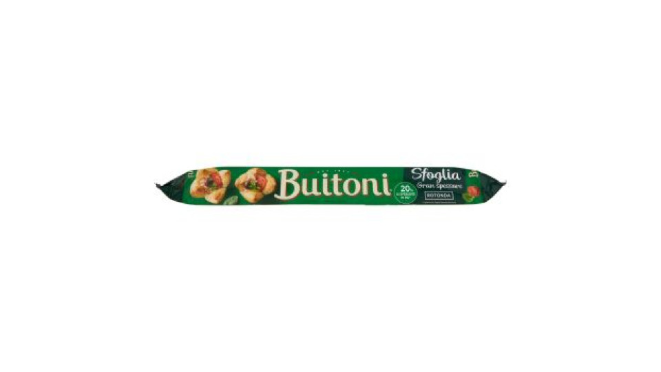 BUITONI la Sfoglia Gran Spessore Pasta Sfoglia Fresca Rotonda più Spessa Rotolo 280 g
