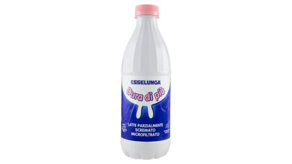 Esselunga, Dura di Più latte parzialmente scremato microfiltrato 100% italiano - da conservare in frigorifero