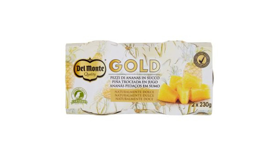 Del Monte, Gold pezzi di ananas in succo