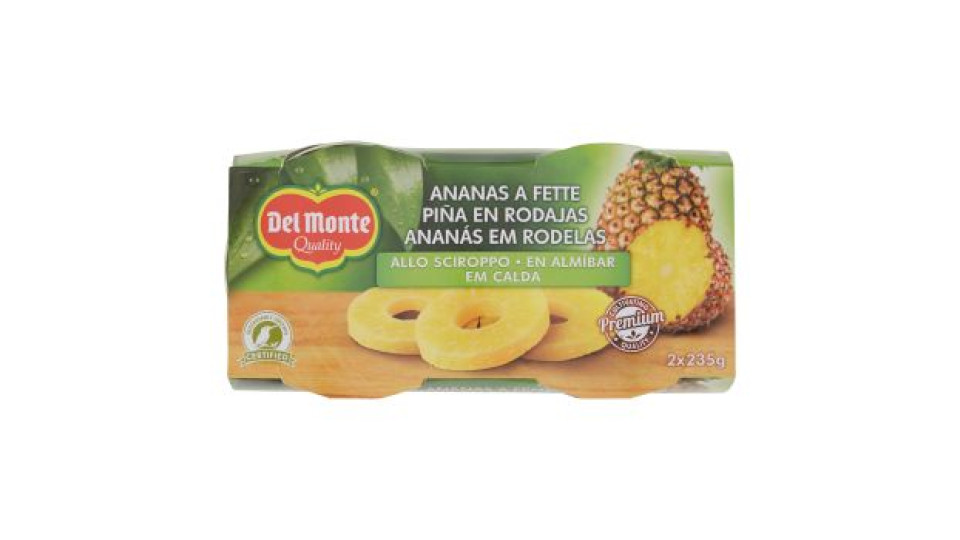 Ananas a Fette allo Sciroppo