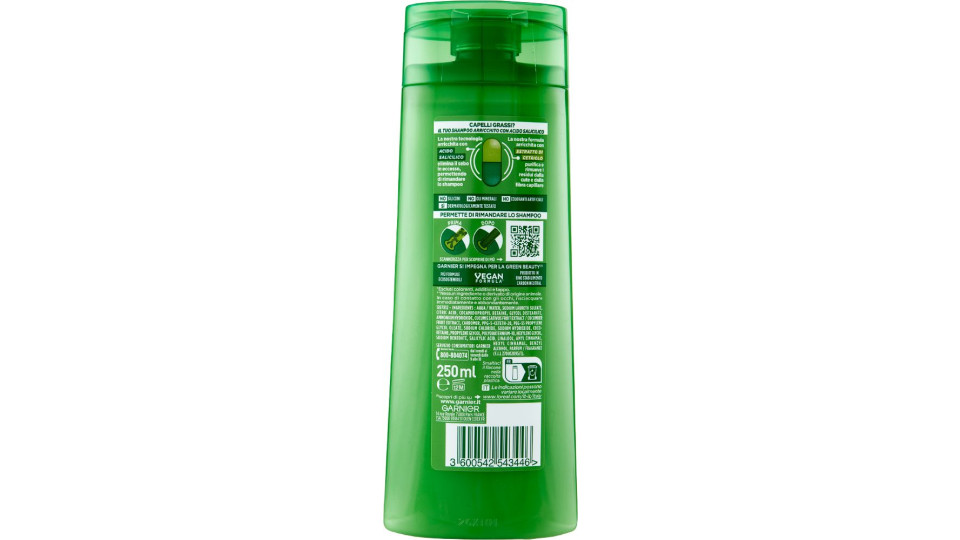 Garnier Fructis Capelli Grassi Shampoo fortificante capelli grassi