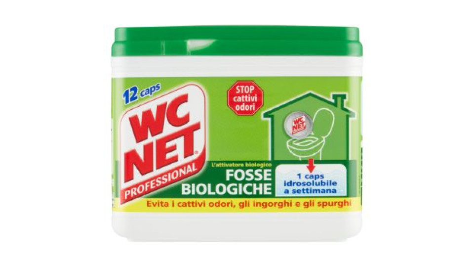 WC Net Professional Fosse Biologiche 12 caps 216 g