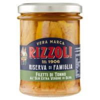 Rizzoli Filetti di Tonno in Olio Extra Vergine d'Oliva Biologico