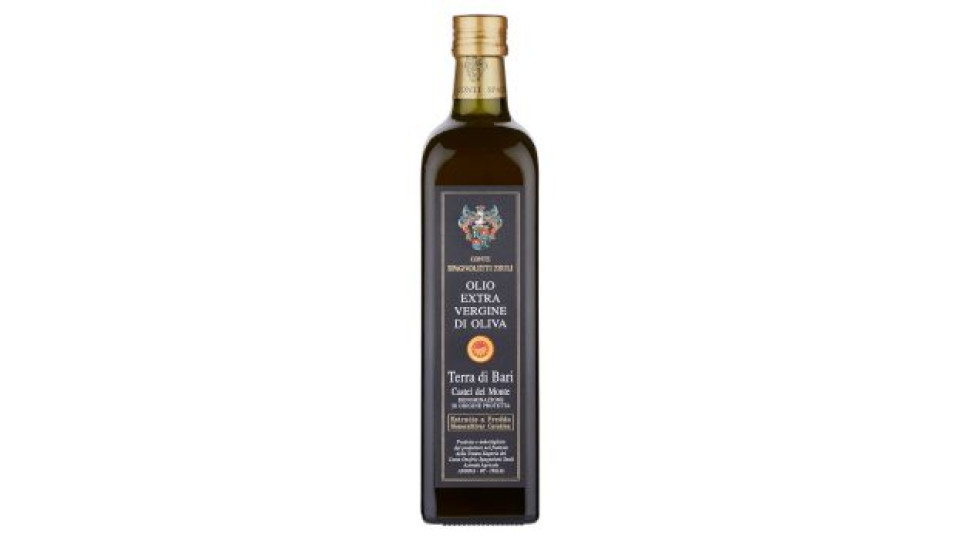 Conte Spagnoletti Zeuli, olio extra vergine di oliva Terra di Bari Castel del Monte DOP