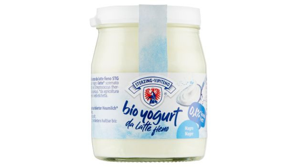 Sterzing Vipiteno bio Yogurt da latte fieno STG magro bianco