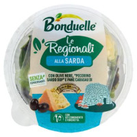 Bonduelle Le Regionali alla Sarda con Olive Nere, Formaggio e Pane Carasau 130 g