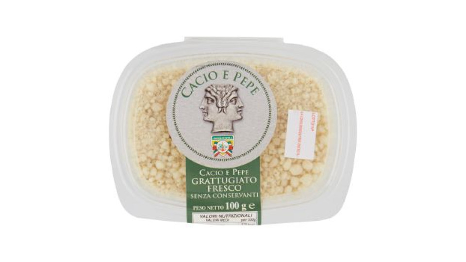 Cacio e pepe grattugiato