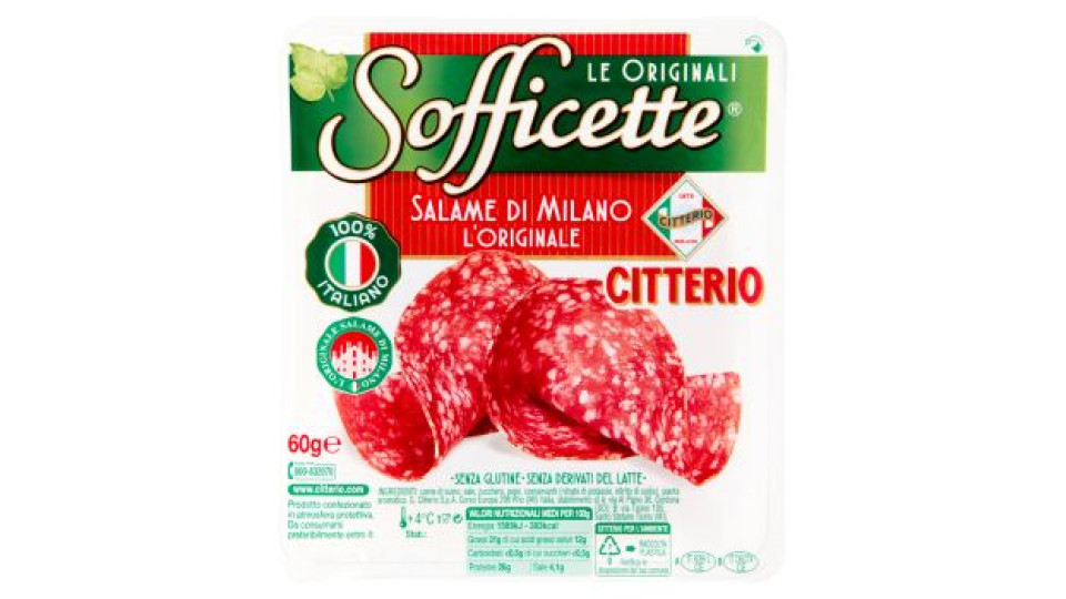 Citterio Sofficette l'originale Salame di Milano