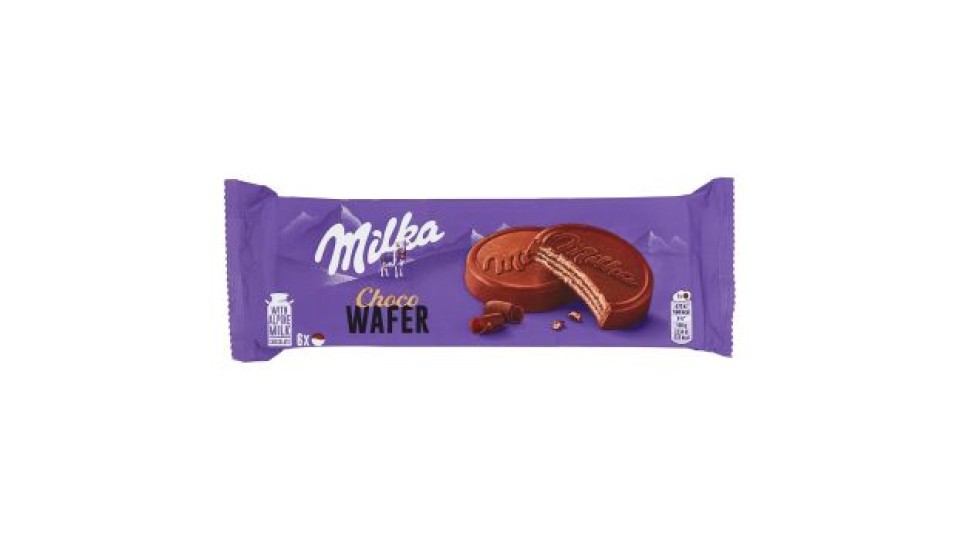 Milka Choco Wafer, merenda al cioccolato al latte - 180g
