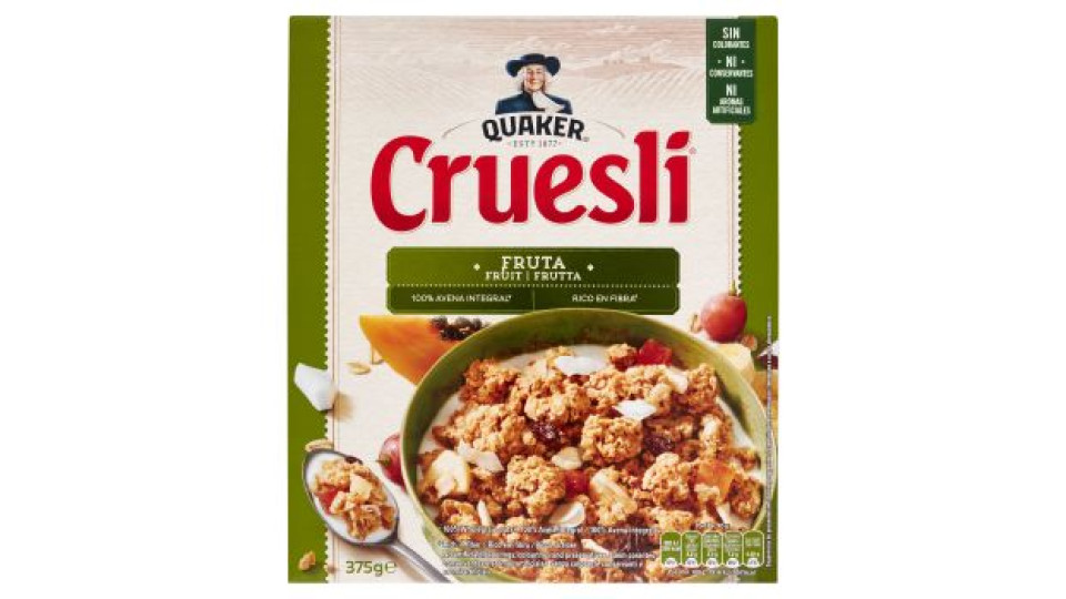 Quaker, Cruesli frutta