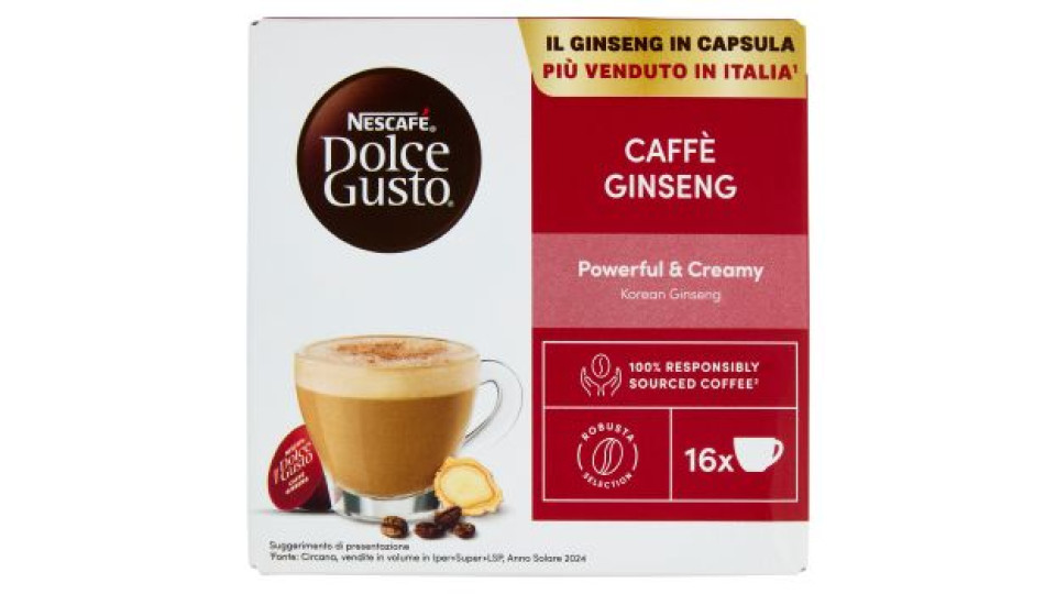 NESCAFÉ DOLCE GUSTO Caffè Ginseng Caffè al Ginseng 16 capsule 108,8 g