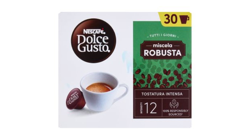 NESCAFÉ DOLCE GUSTO Miscela Robusta Caffè Espresso 30 Capsule 195 g