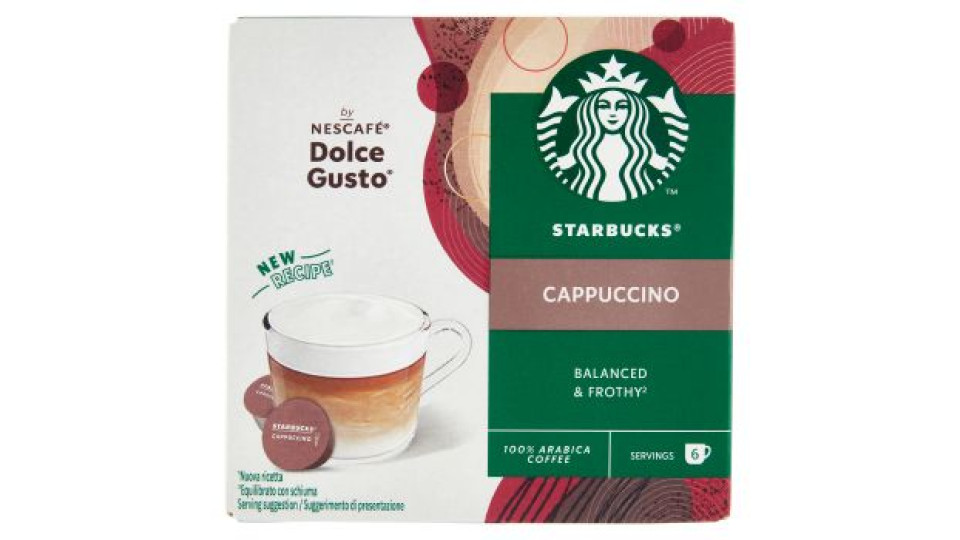 STARBUCKS Cappuccino by Nescafé Dolce Gusto 12 capsule 120 g