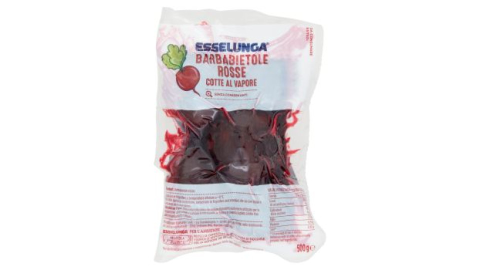 Barbabietole Rosse Cotte a Vapore