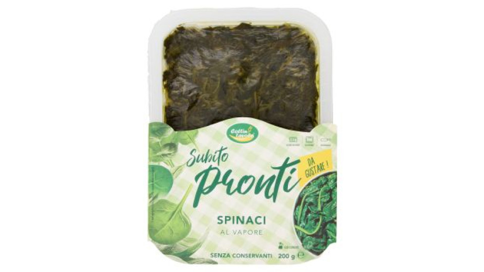 Spinaci al Vapore G.300 Cottintavola