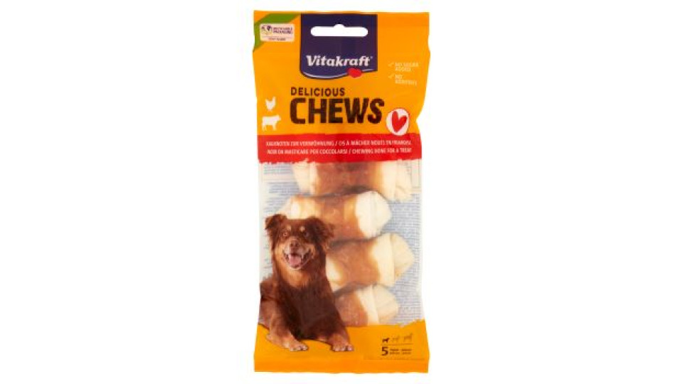 Vitakraft, cane Deli Chews Ossi nodati da masticare M