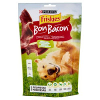 Purina Friskies Bon Bacon Snack Cane Strisce All'Aroma di Bacon Busta