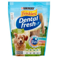 PURINA FRISKIES Dental delicious Snack igiene orale e dentale gusto pollo taglia M/L busta