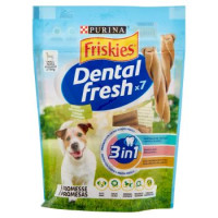PURINA FRISKIES Dental fresh Snack igiene orale e dentale taglia S busta 7 bastoncini x