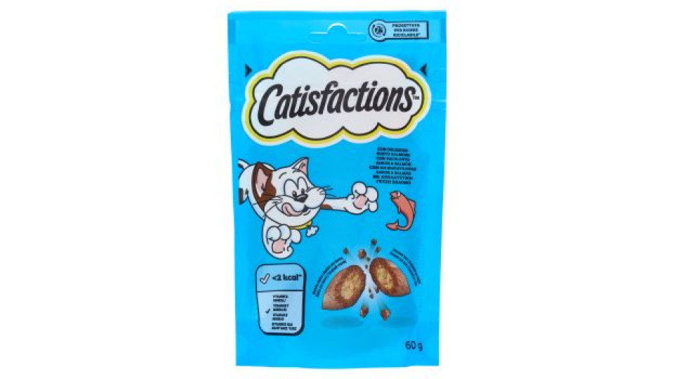 Catisfactions, gatto alimento con salmone