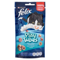 PURINA FELIX Twist Snack Gatto Aromatizzato con Salmone e Frutti di Mare busta