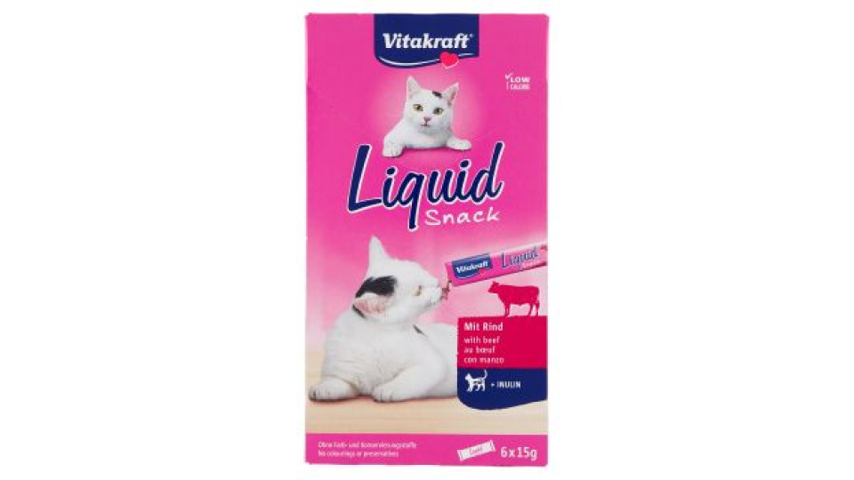 Vitakraft Liquid Snack con manzo