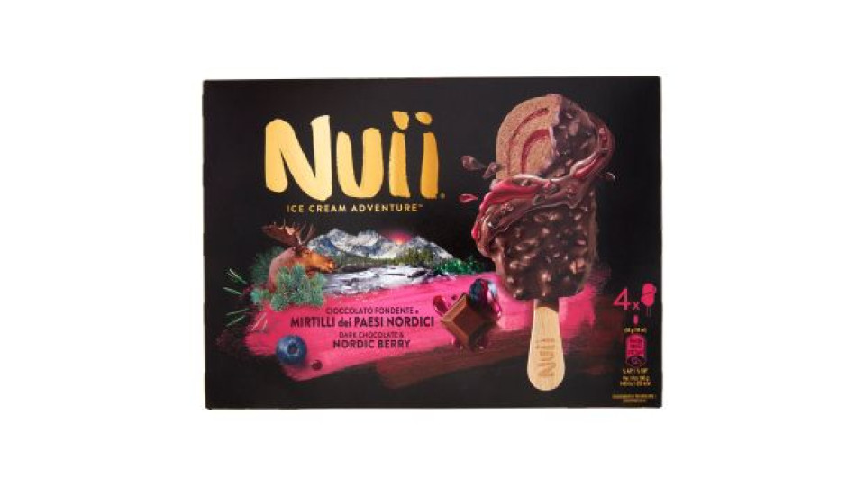 Nuii, cioccolato fondente e mirtilli dei Paesi Nordici