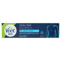 Veet Men Crema Depilatoria Petto e Corpo Pelli Sensibili 200 ml