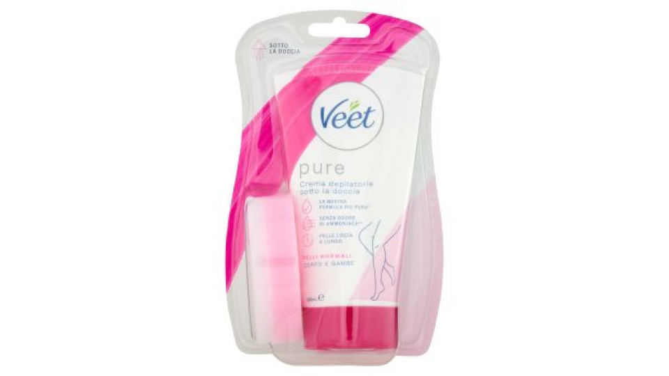 Veet Crema Depilatoria Sotto la Doccia Silk & Fresh Technology Pelli Normali