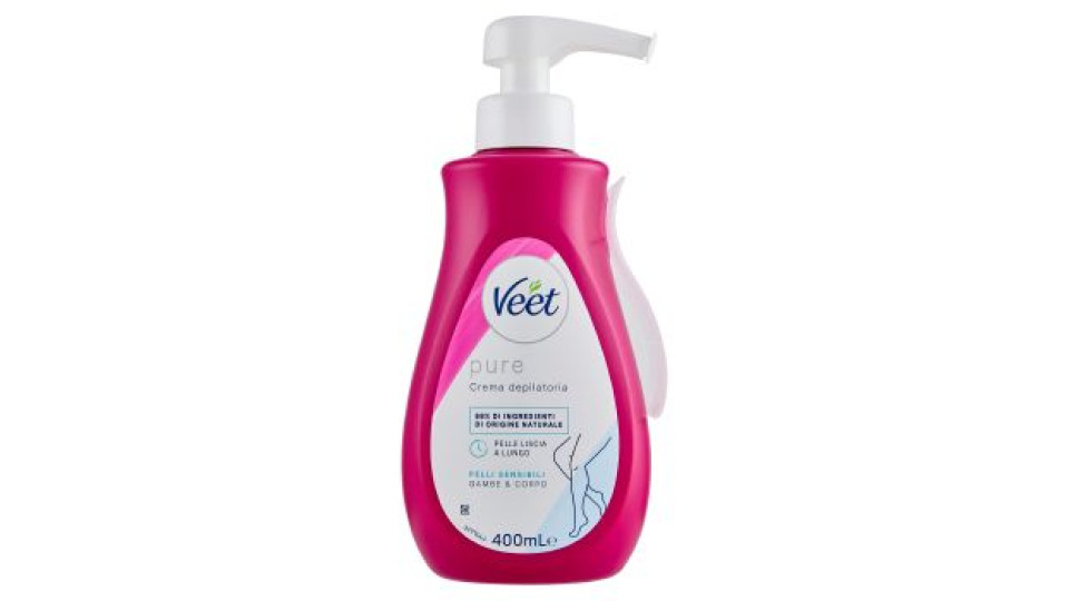 Veet Crema Depilatoria Silk & Fresh Technology Pelli Sensibili