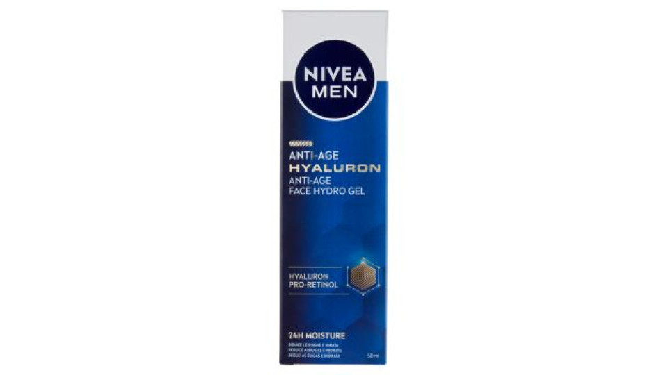 Nivea Men Active Age Fluido idratante anti-eta' azione completa, idrata, protegge, rafforza, tonifica, rigenera, riduce le rughe