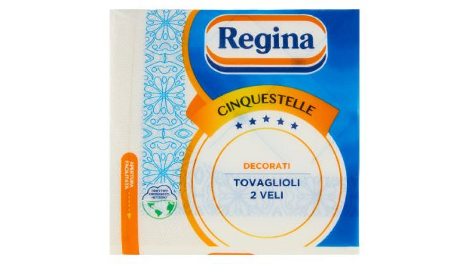 Regina Cinquestelle Tovaglioli Due Veli