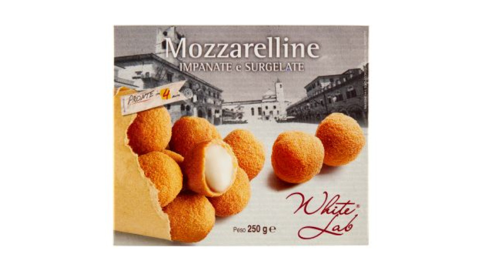 White Lab, mozzarelline impanate e surgelate
