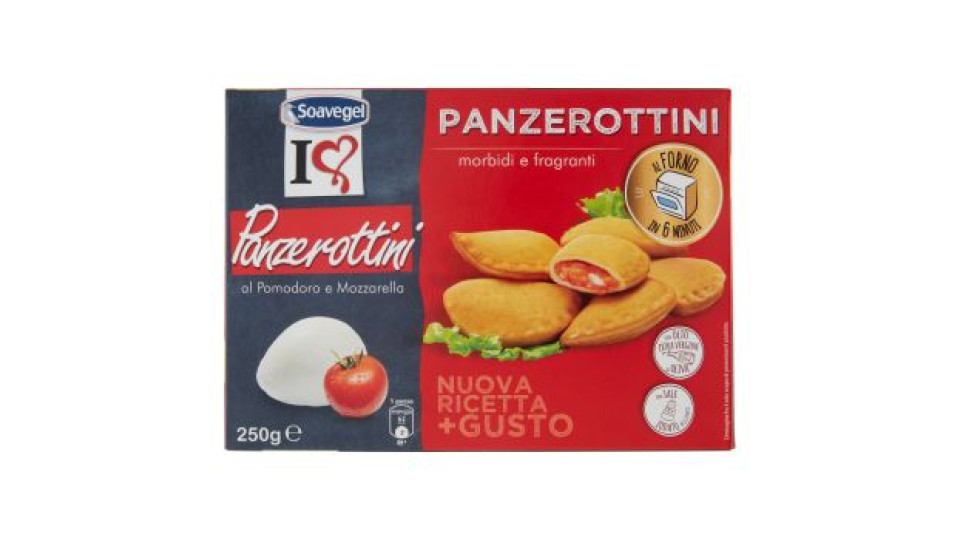 Panzerottini al pomodoro e mozzarella surgelati