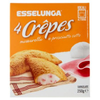 Esselunga, 4 crêpes mozzarella e prosciutto cotto surgelate