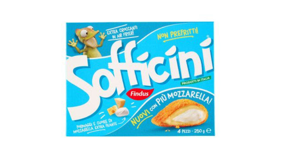 Sofficini formaggi più mozzarella 4 pezzi