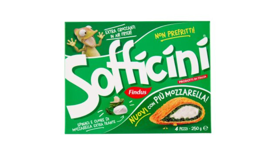 Sofficini Findus - 4 Sofficini Spinaci Più Mozzarella
