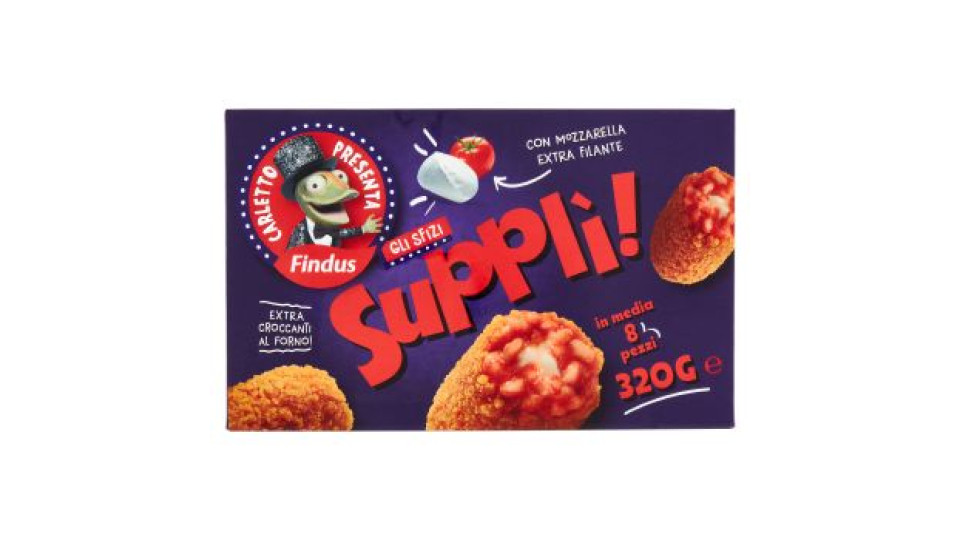 Carletto Findus Gli Sfizi Supplì 320 g