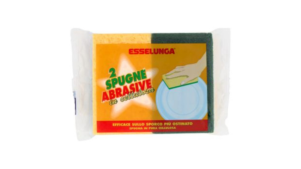 Esselunga, spugne abrasive in cellulosa
