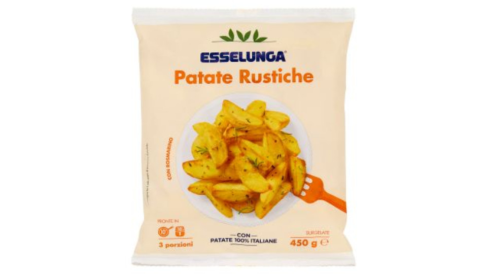 Esselunga, patate rustiche con rosmarino surgelate