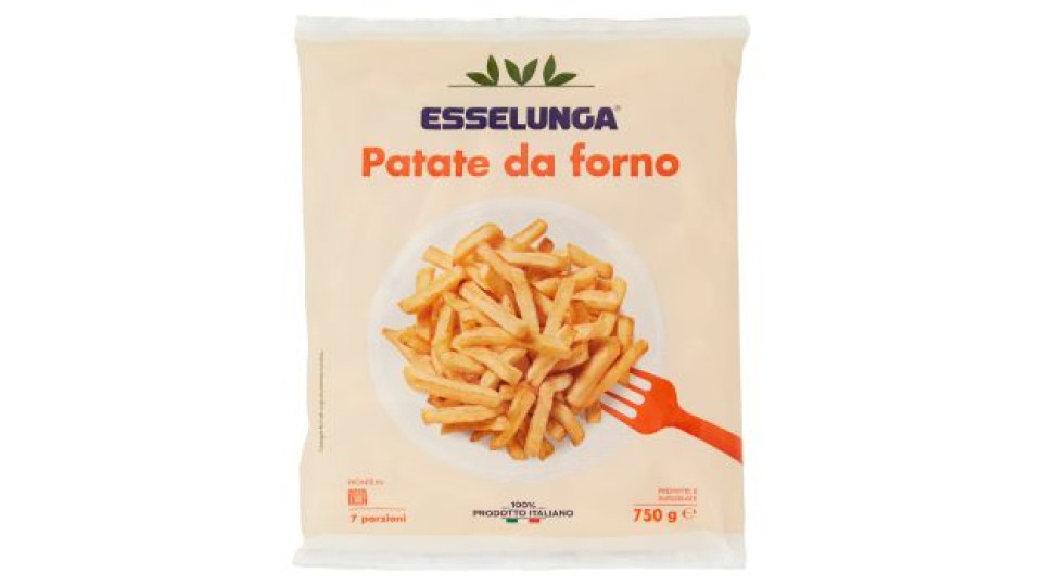 Esselunga, patate da forno prefritte e surgelate