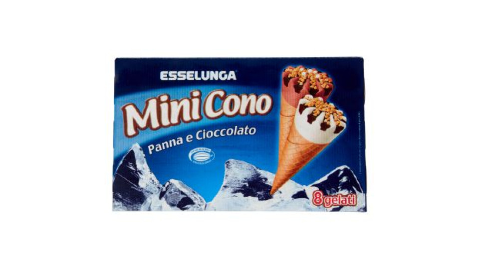 Esselunga, mini cono panna e cioccolato