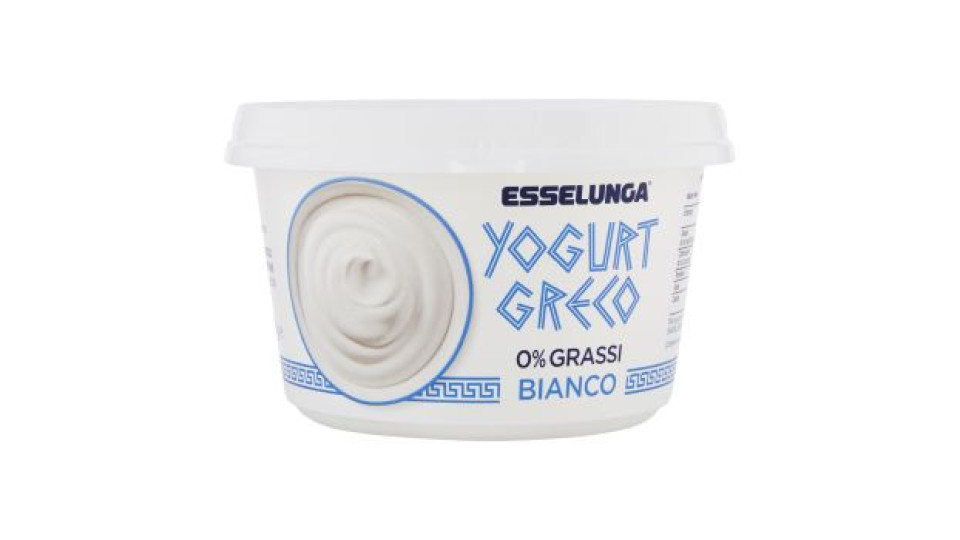 Esselunga, yogurt greco 0% grassi bianco
