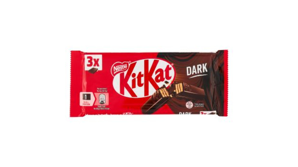 KITKAT Dark Wafer ricoperto di Cioccolato Fondente snack 41,5g