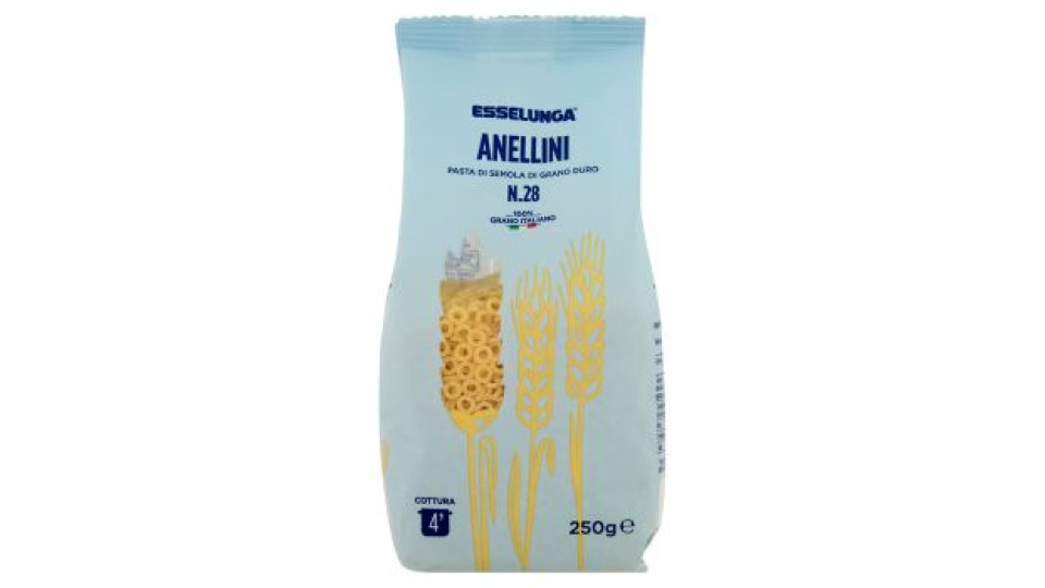 Esselunga, Anellini n. 28 pasta di semola di grano duro