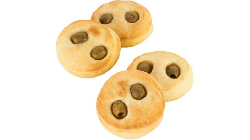 Focaccine con olive 